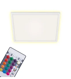 Plafoniera a led slim- led rgb bianco - 42x42 cm