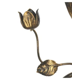 Plafoniera "arianna" 6 luci color bronzo, e14