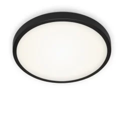 Plafoniera led con bordo nero ø 29 cm, 12 w