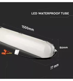 Plafoniera led impermeabile  70w 1,5m 4500k