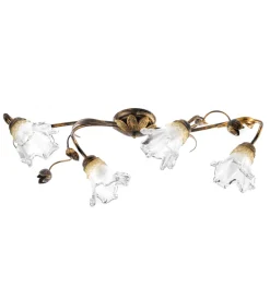 Plafoniera onli "arianna" 4 luci, e14