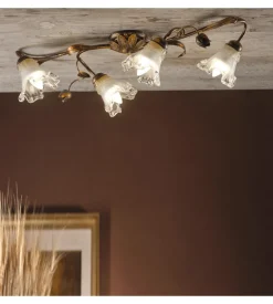 Plafoniera onli "arianna" 4 luci, e14