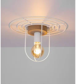 Plafoniera onli "cesare" bianca 1 luce, e27