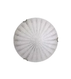 Plafoniera onli "crux" vetro diametro 30 cm, e27