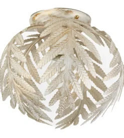 Plafoniera onli "felce" avorio diametro 25 cm, e27