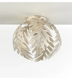 Plafoniera onli "felce" avorio diametro 25 cm, e27