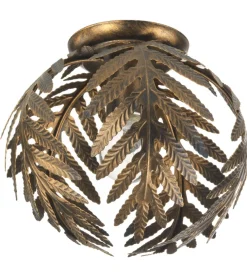 Plafoniera onli "felce" bronzo diametro 25 cm, e27