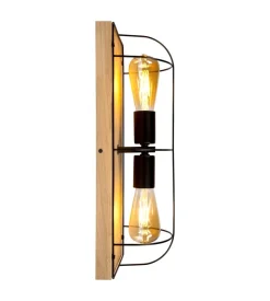 Plafoniera onli "pescatore"  rovere 2 luci e27