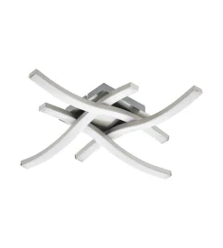 Plaoniera led da interno eglo "cabezas" grigio 4000k