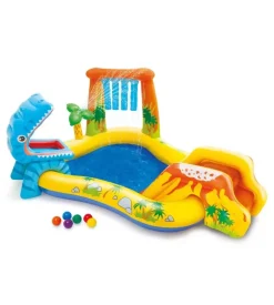 Playcenter gonfiabile intex "dinosauro" cm 249x191x109 i.3 - cod. 57444np