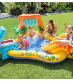 Playcenter gonfiabile intex "dinosauro" cm 249x191x109 i.3 - cod. 57444np