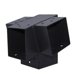 Plug-in connettore giunto suki 9x9 angolo 75° antracite con 4 connessioni