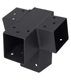 Plug-in-connettore-giunto suki 7x7 angolo 75° antracite con 4 connessioni