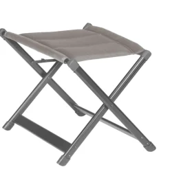 Poggiapiedi autoportante brunner "aravel 3d standalone footrest" in alluminio e 3durafeel grigio chiaro 61x49x49 cm