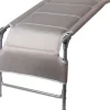 Poggiapiedi brunner "aravel 3d footrest" in alluminio e 3durafeel grigio chiaro 51x71x48/43 cm