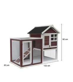 Pollaio per galline in legno habrita 