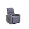 Poltrona con recliner elettrico "fiorella" blue jeans, 73x80x101 cm