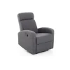 Poltrona con recliner manuale "marta" blu jeans, 74x78x105 cm