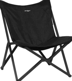 Poltrona da campeggio brunner "action vivavita relaxer" in alluminio e poliestere nero 75x44x43/95 cm