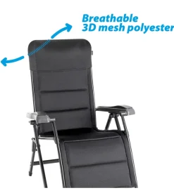 Poltrona da campeggio reclinabile brunner 