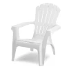 Poltrona da esterno "dolomiti" in polipropilene bianco 75x86x86 cm