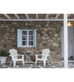 Poltrona da esterno "dolomiti" in polipropilene bianco 75x86x86 cm