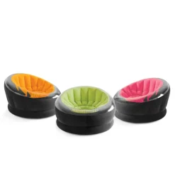 Poltrona gonfiabile intex "empire" colori assortiti vivaci (arancione. verde e rosa) , 112x109x69 cm - cod. 68582np-v