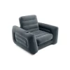 Poltrona letto gonfiabile intex colore grigio, 117x224x66 cm - cod. 66551np