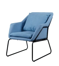 Poltrona "oslo" azzurra, 68x70x79,5 cm