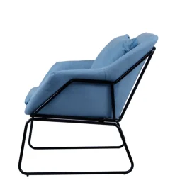 Poltrona "oslo" azzurra, 68x70x79,5 cm