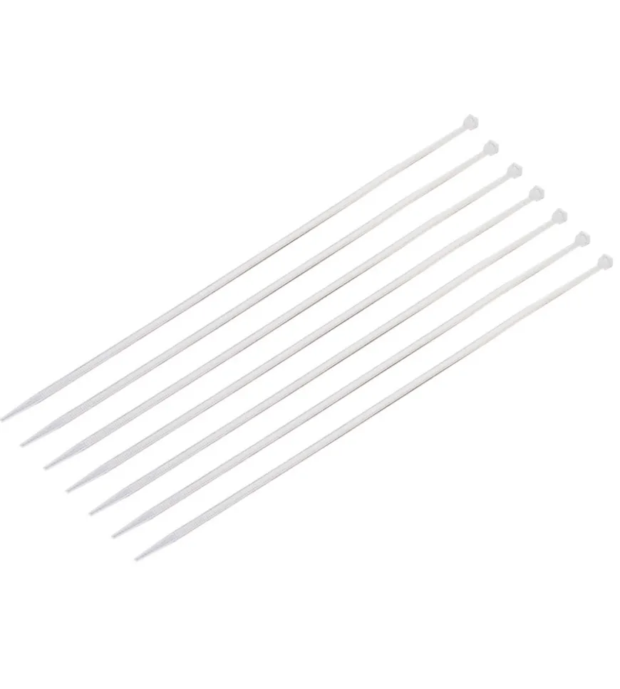 Poly pool - 20 fascette 3,5 x 200 mm, ø serraggio 2 - 50 mm bianche