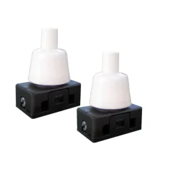 Poly pool - 2 interruttori unipolari 2 a bianco