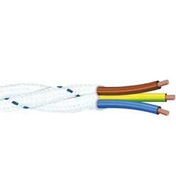 Poly pool - 5 m cavo frrtx 3 x 1,5 mm² bianco