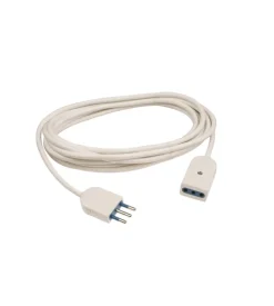 Poly pool - 5 m prolunga con spina e presa 10 a bianca