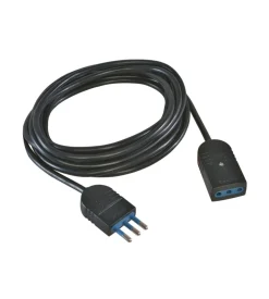 Poly pool - 5 m prolunga con spina e presa 10 a nera