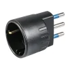 Poly pool - adattatore spina 16 a e presa tedesca nero