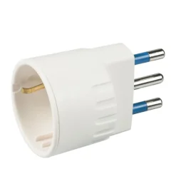 Poly pool - adattatore spina 16 a e presa tedesca bianco