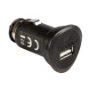 Poly pool - alimentatore usb per accendisigari auto nero