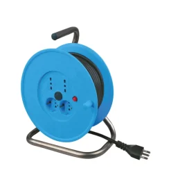 Poly pool - avvolgicavo "mini" 25 m con 2 prese bivalenti 2 p30