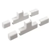 Poly pool - kit accessori n° 2 per canale 20 x 10 mm, giunti lineari, a t e tappi bianco