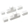 Poly pool - kit accessori n° 2 per canale 20 x 15 mm, giunto lineare, a t e tappo bianco