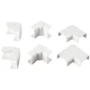 Poly pool - kit accessori n° 1 per canale 30 x 15 mm, angoli esterni, interni e piani bianco