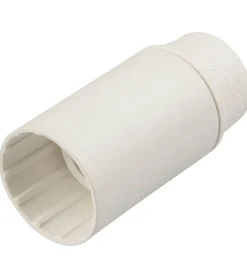 Poly pool - portalampada e14 corpo liscio bianco