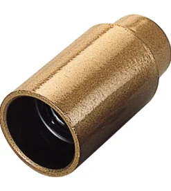 Poly pool - portalampada e14 corpo liscio oro