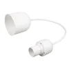 Poly pool - punto luce da soffitto con 80 cm di cavo e portalampada e14 bianco