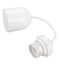 Poly pool - punto luce da soffitto con 80 cm di cavo e portalampada e27 bianco