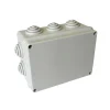 Poly pool - scatola di derivazione da parete con passacavi 150 x 110 x 70 mm ip55 grigia