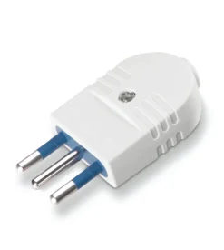 Poly pool - spina 10 a 2p+t uscita cavo assiale bianca