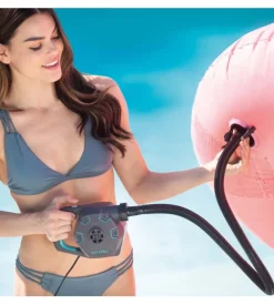 Pompa elettrica ricaricabile intex "quickfill" 3 ugelli - cod. 66644