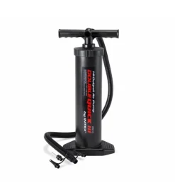 Pompa manuale intex "double quick iii" colore nero con 4 ugelli, 48 cm - cod. 68615